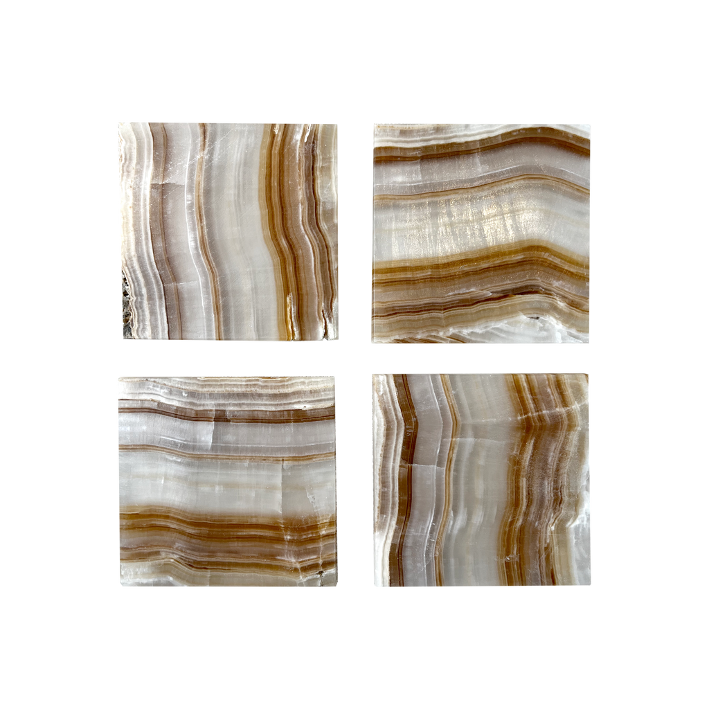 Onyx Coasters - Caramels
