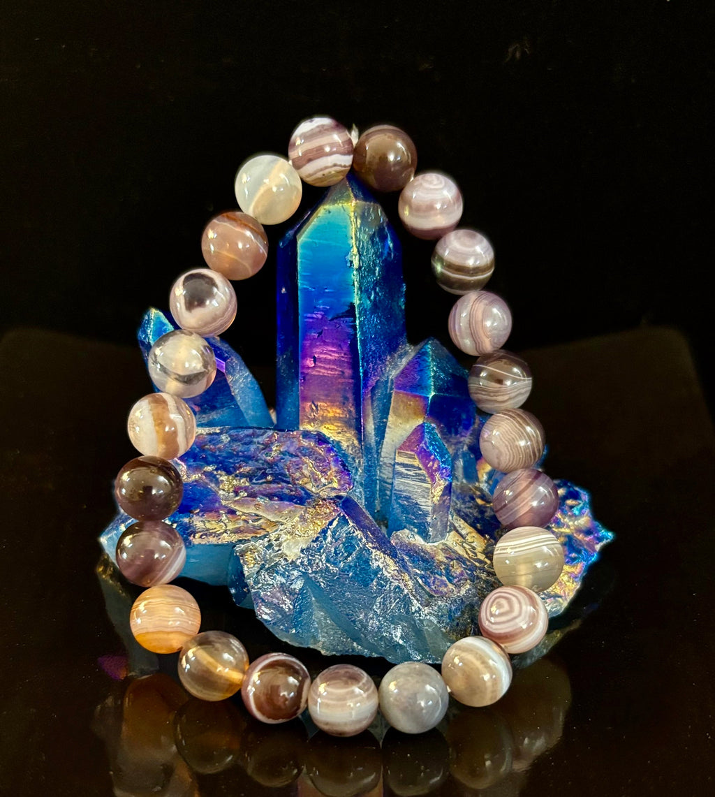 Botswana Agate Bracelet – Emotional Balance & Gentle Strength | | Wiccan Center