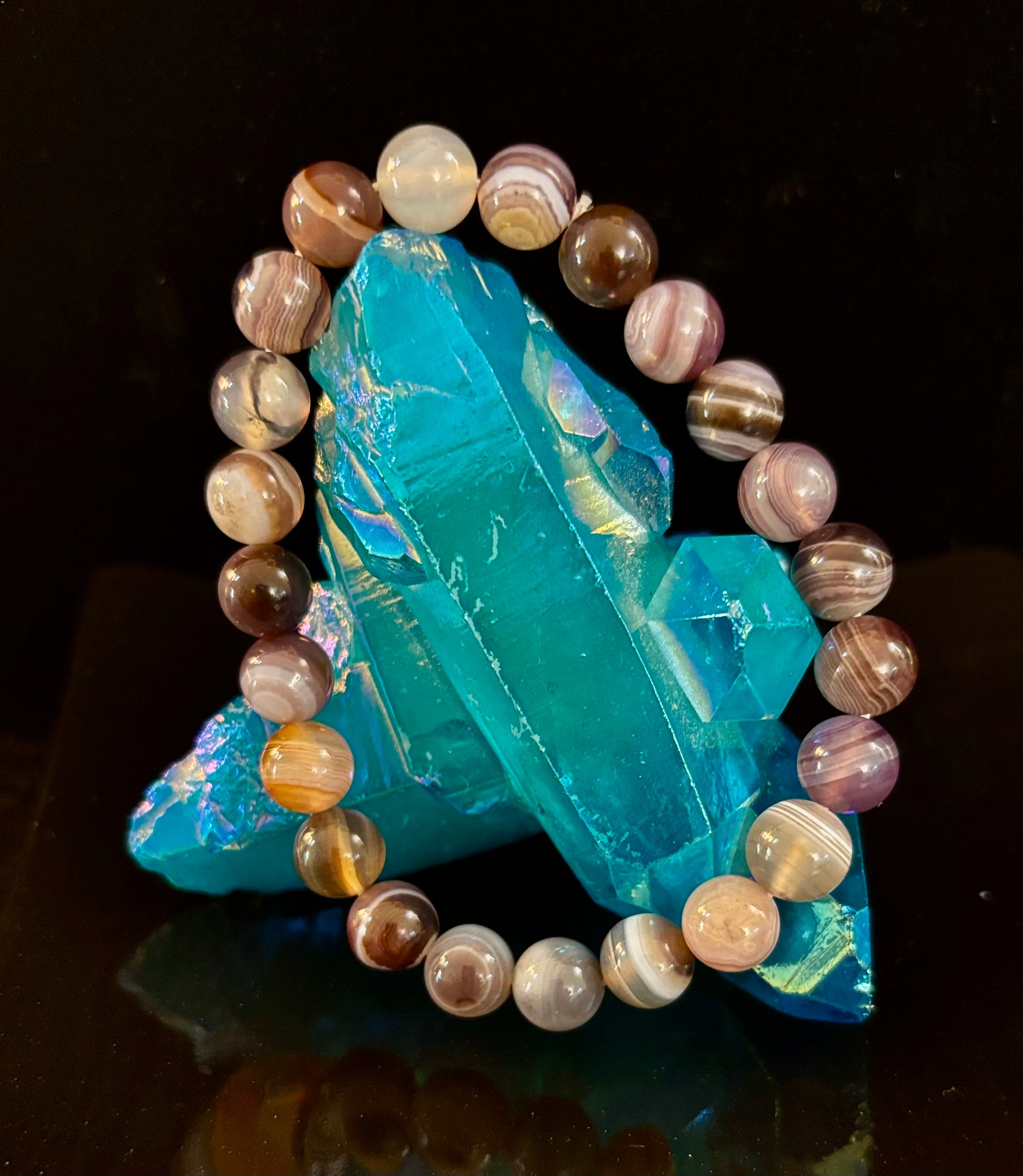 Botswana Agate Bracelet – Emotional Balance & Gentle Strength | | Wiccan Center