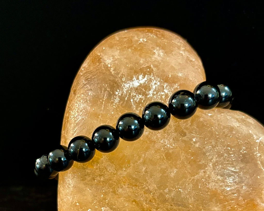 Jet Bracelet – Energy Cleanser, Emotional Healer & Lightweight Protection (Medium Wrists) | | Wiccan Center