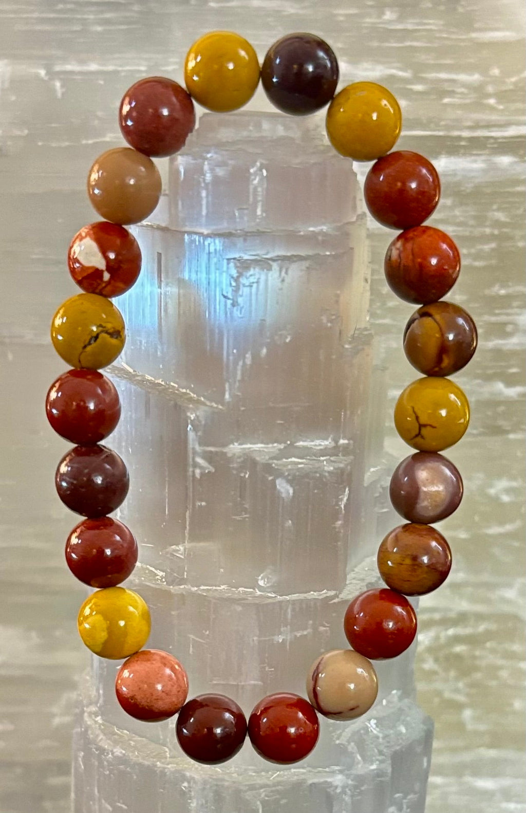Mookaite Bracelet – Inner Strength, Grounded Energy & Vitality (Medium-Large Wrists) | | Wiccan Center