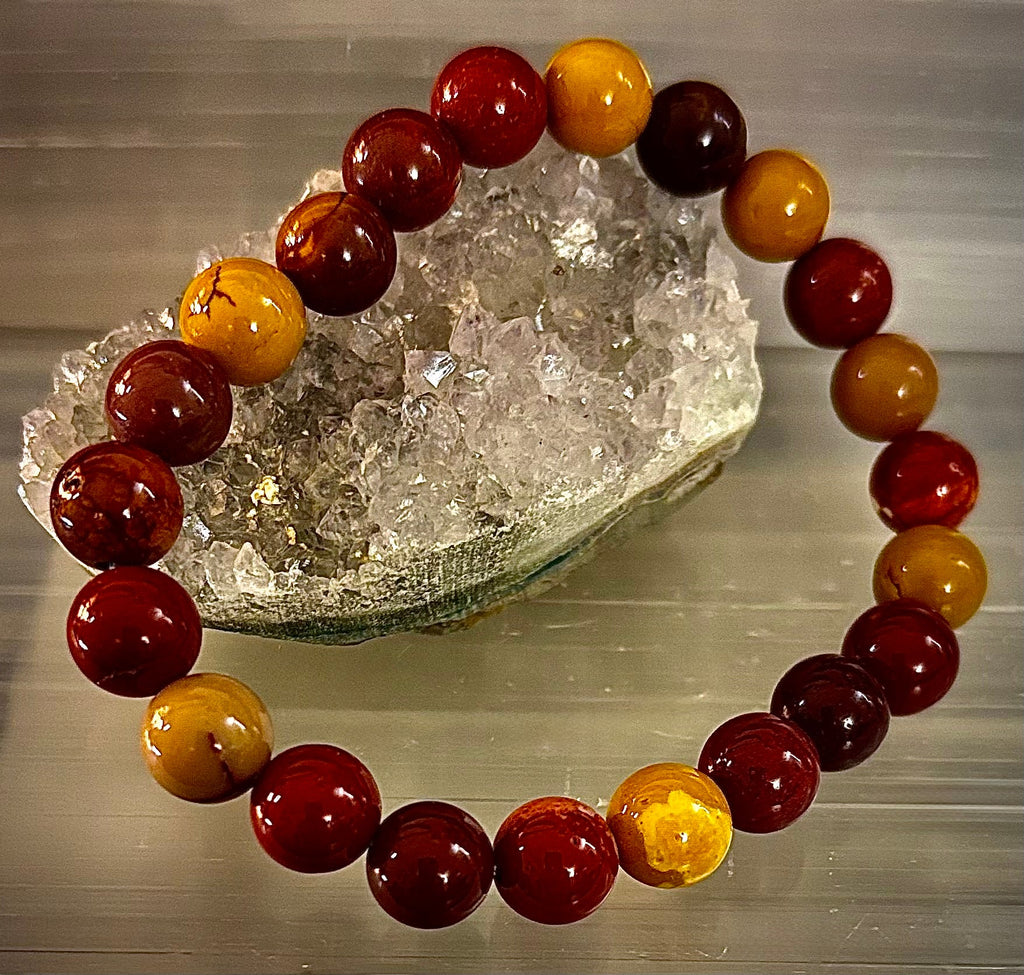Mookaite Bracelet – Inner Strength, Grounded Energy & Vitality (Medium-Large Wrists) | | Wiccan Center