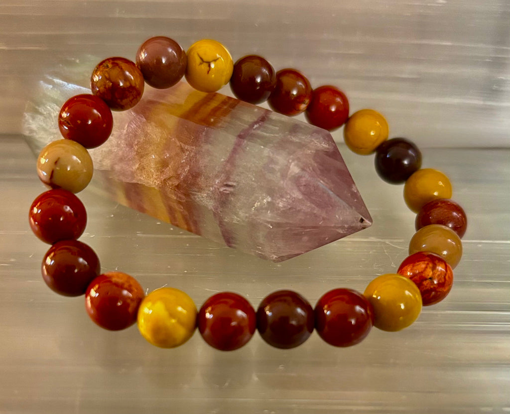 Mookaite Bracelet – Inner Strength, Grounded Energy & Vitality (Medium-Large Wrists) | | Wiccan Center