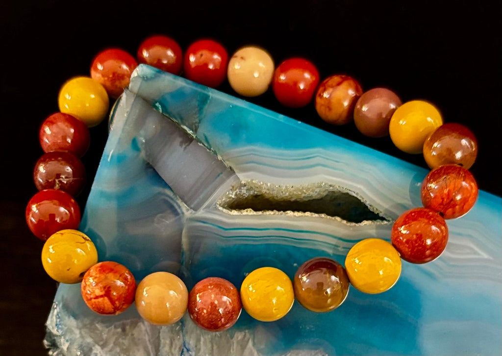 Mookaite Bracelet – Inner Strength, Grounded Energy & Vitality (Medium-Large Wrists) | | Wiccan Center