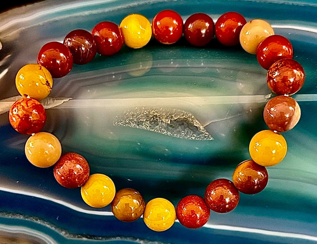Mookaite Bracelet – Inner Strength, Grounded Energy & Vitality (Medium-Large Wrists) | | Wiccan Center
