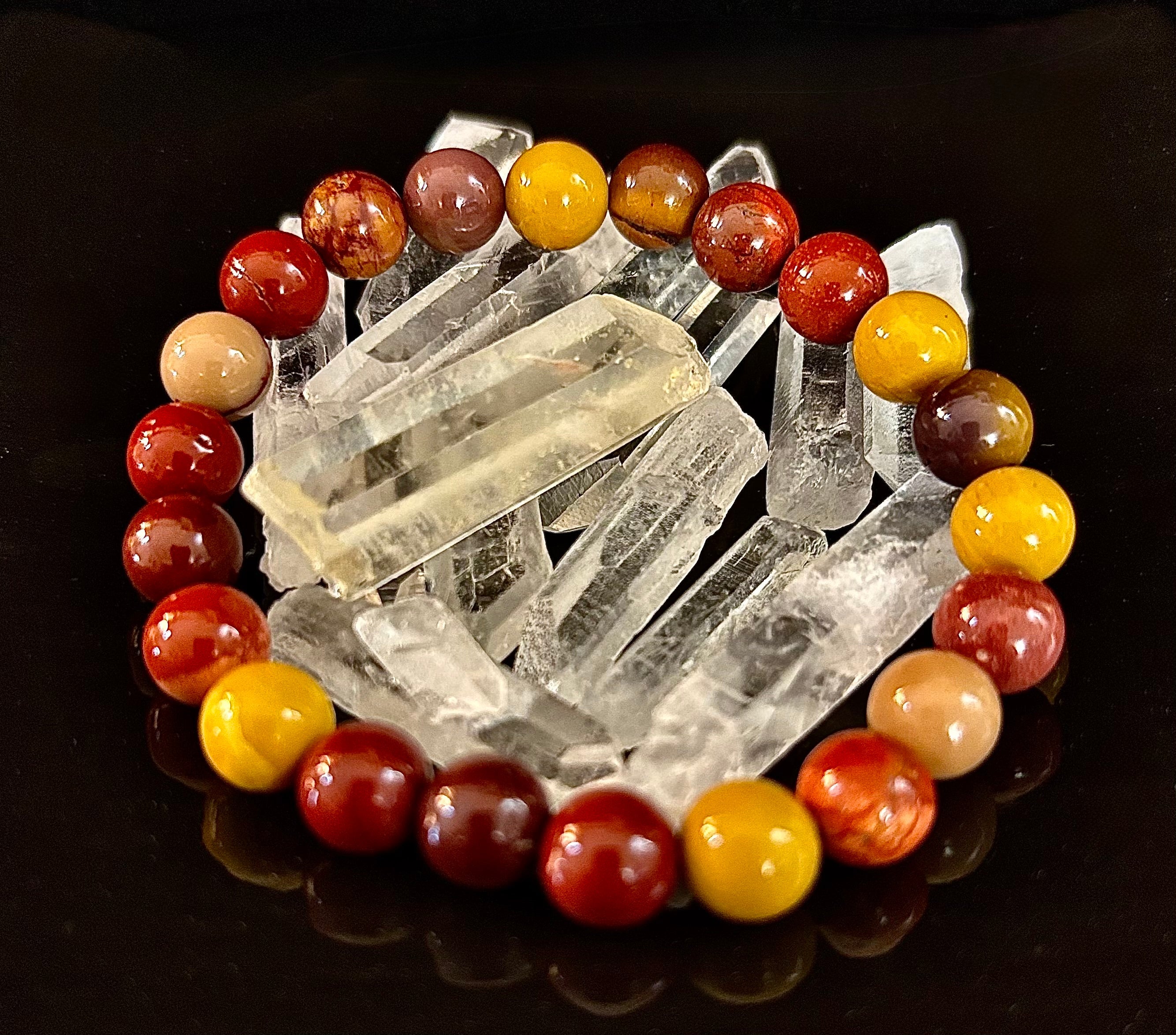 Mookaite Bracelet – Inner Strength, Grounded Energy & Vitality (Medium-Large Wrists) | | Wiccan Center