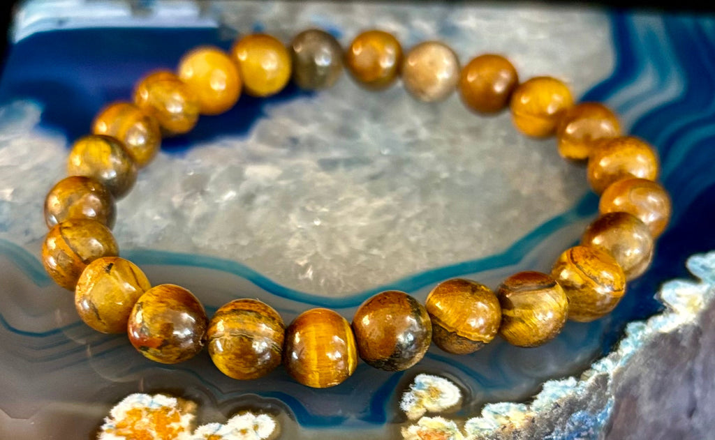 Tiger Iron Bracelet – Strength, Focus & Grounded Power (Medium to Large Wrists) | | Wiccan Center