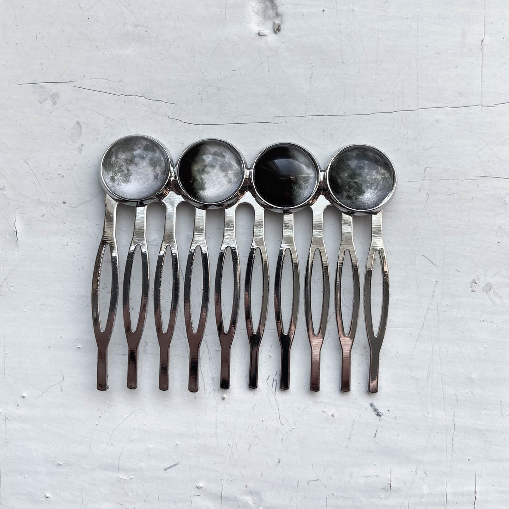 Phases of the Moon Hair Comb | Hair Accessories | Wiccan Center