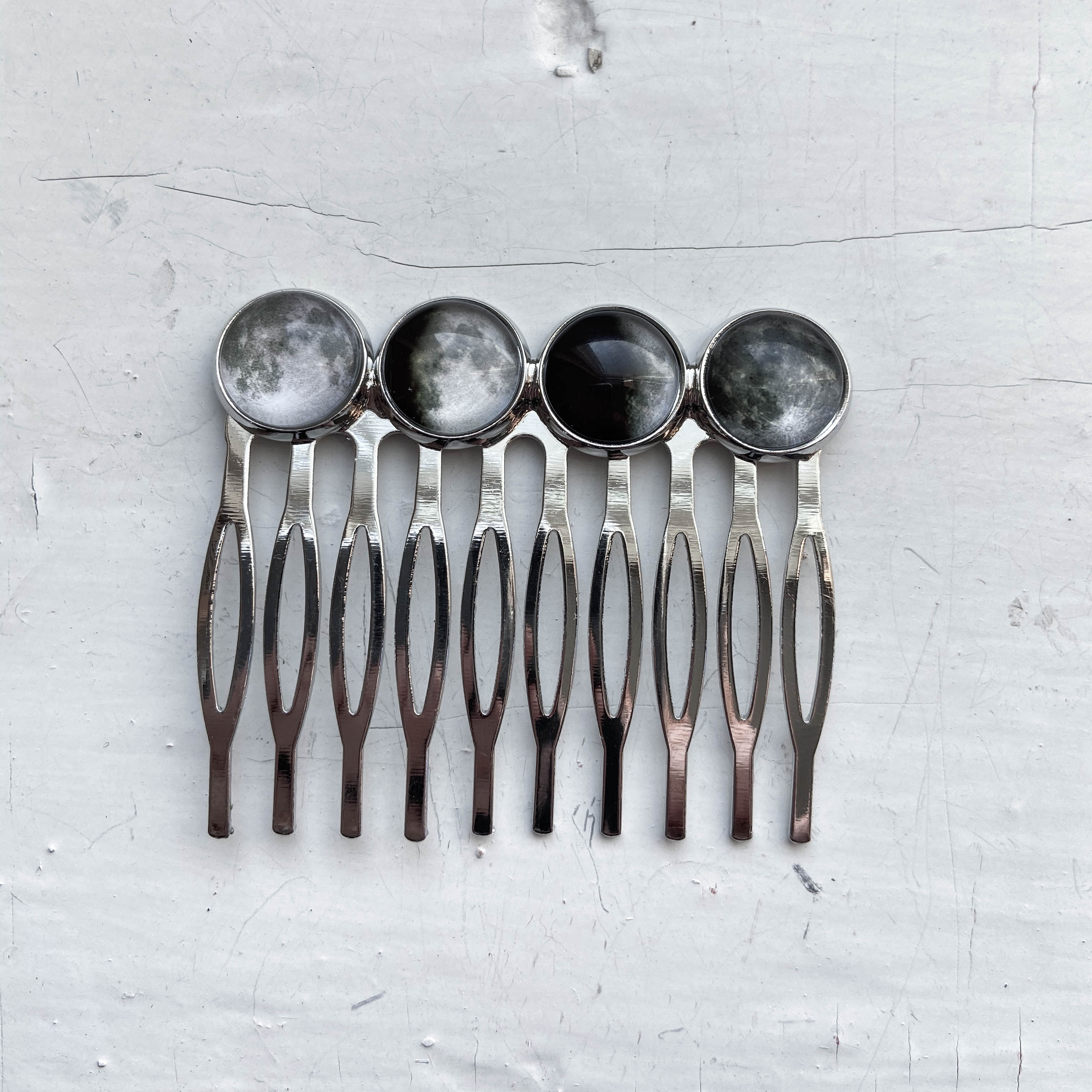 Phases of the Moon Hair Comb | Hair Accessories | Wiccan Center