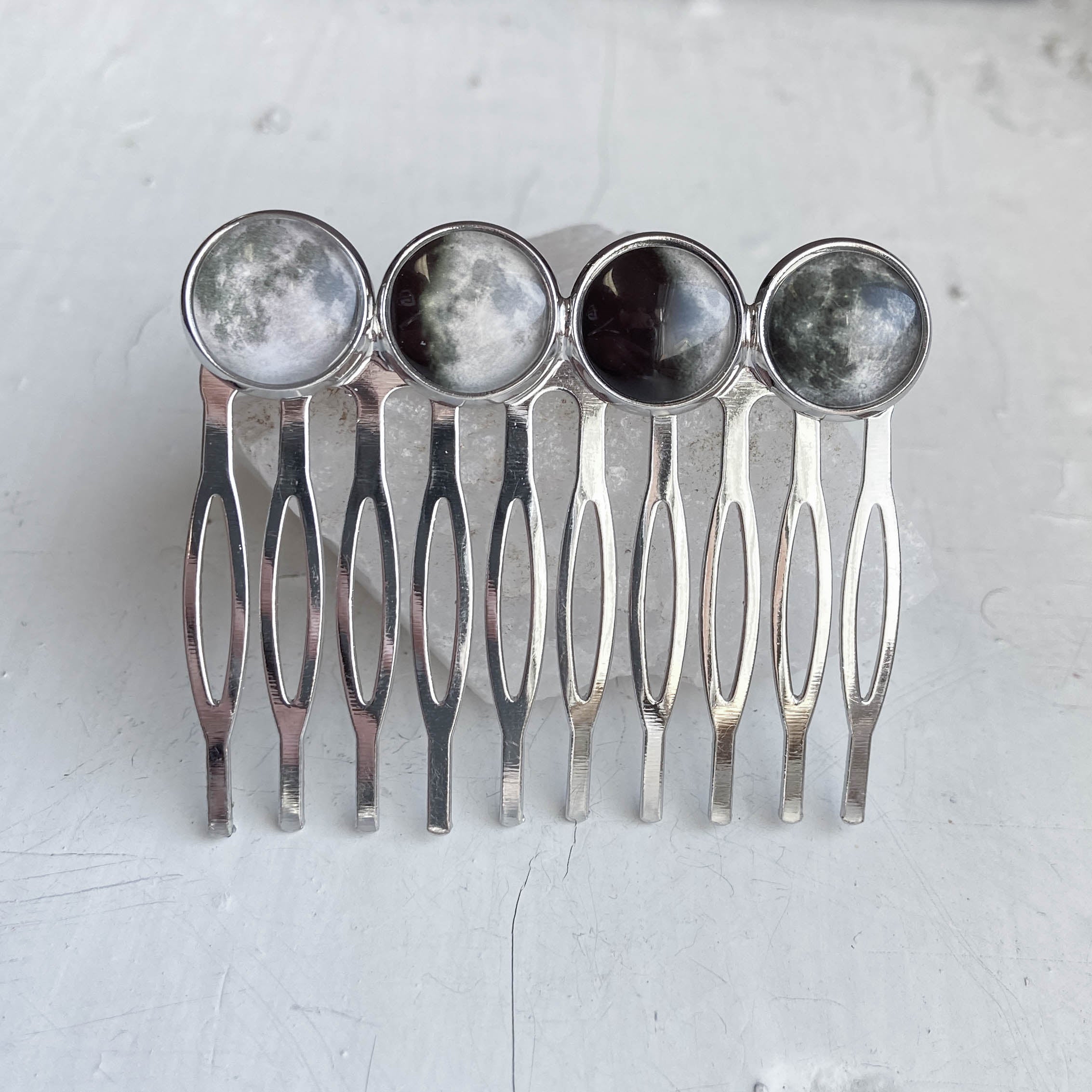 Phases of the Moon Hair Comb | Hair Accessories | Wiccan Center