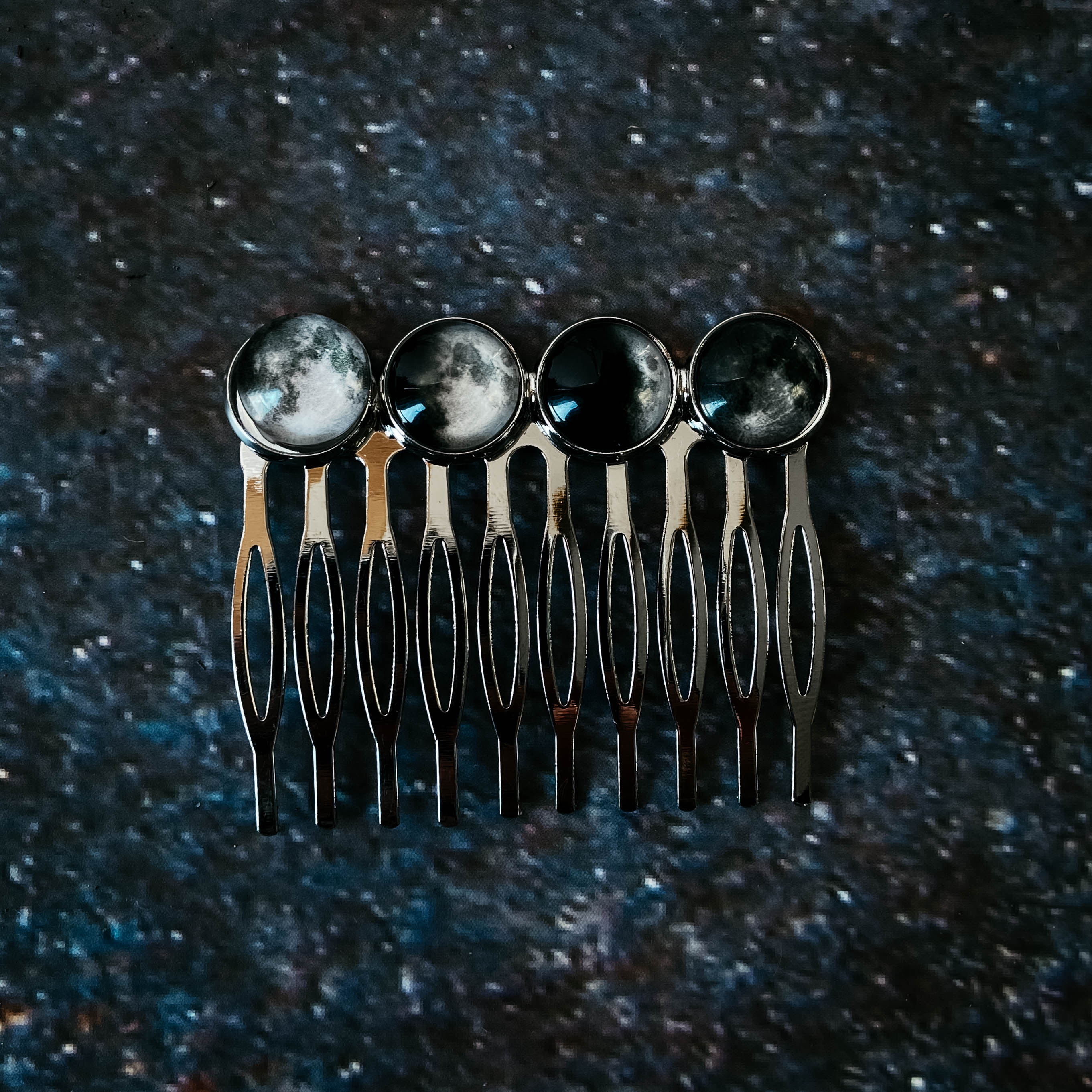 Phases of the Moon Hair Comb | Hair Accessories | Wiccan Center