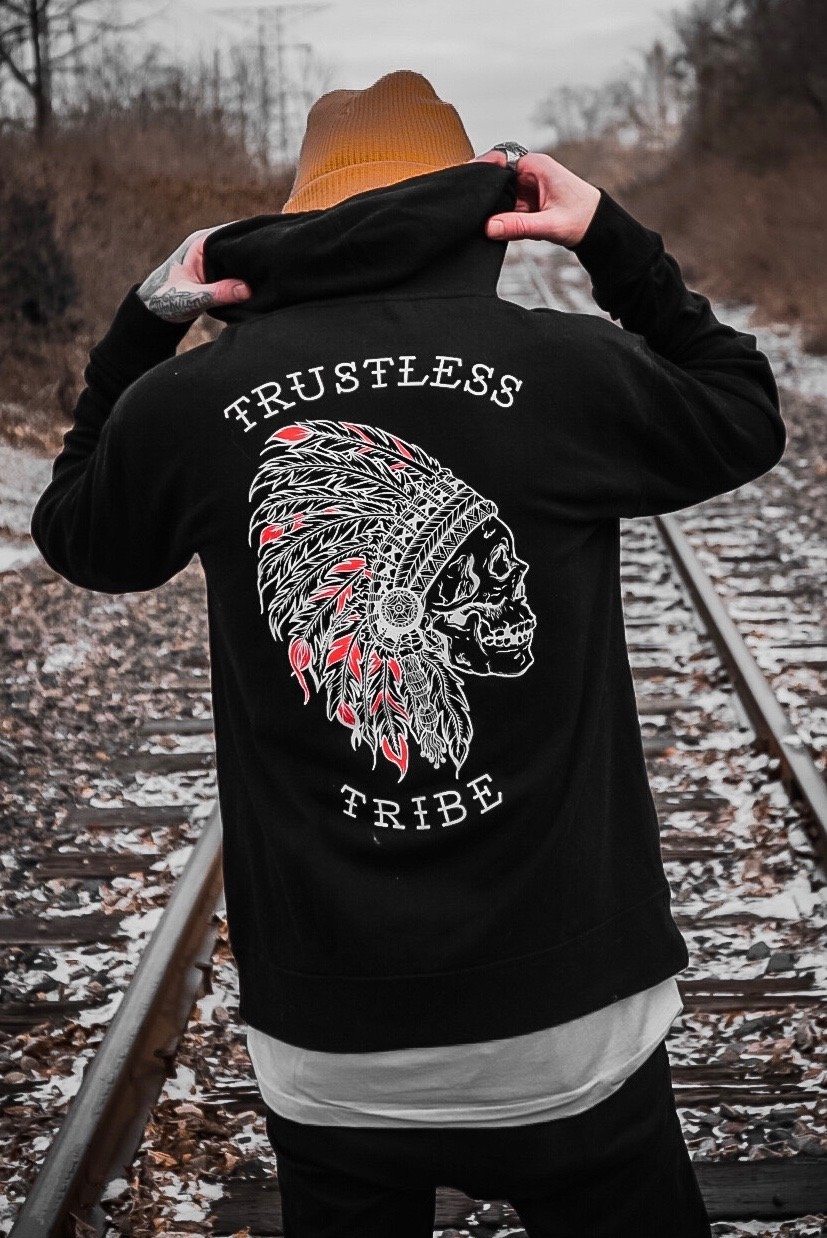 Trustless Chief Hoodie RED | | Wiccan Center
