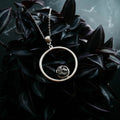 Circle Necklace with Authentic Raw Meteorite | Necklace | Wiccan Center
