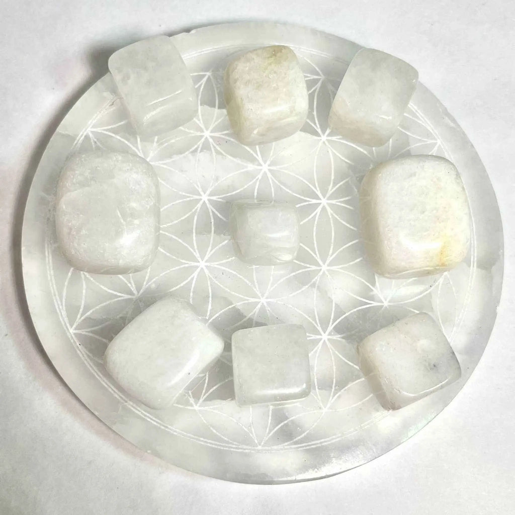 White Jade Tumbled Stone | Tumbled Stones | Wiccan Center
