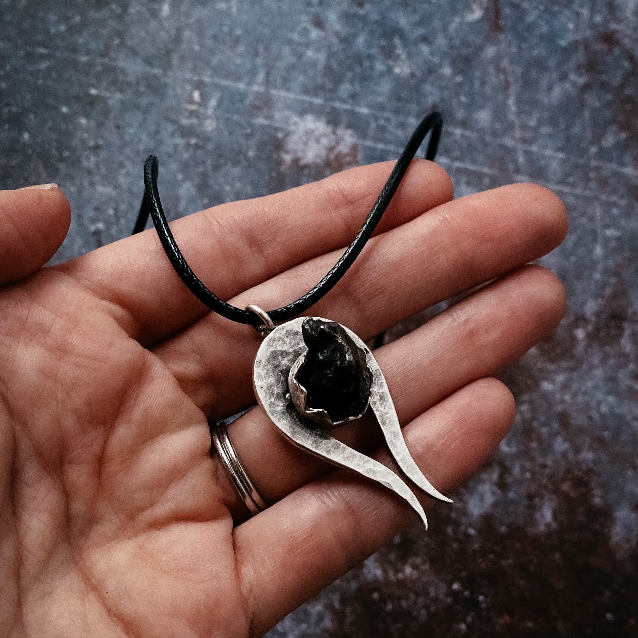 Comet Necklace with Authentic Meteorite | Necklace | Wiccan Center
