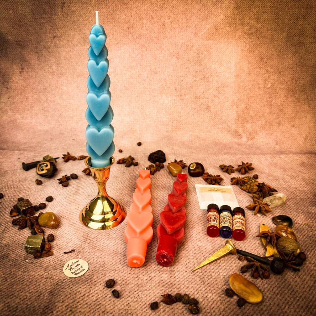 Love Wishes Candle Spell Kit - Multi-Day Love Manifestation Magic | Candle Spell Kit | Wiccan Center