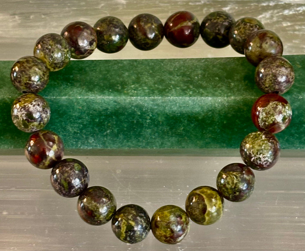 Dragon Bloodstone Bracelet – Courage, Vitality & Empowered Protection (Medium & Large Wrists) | | Wiccan Center