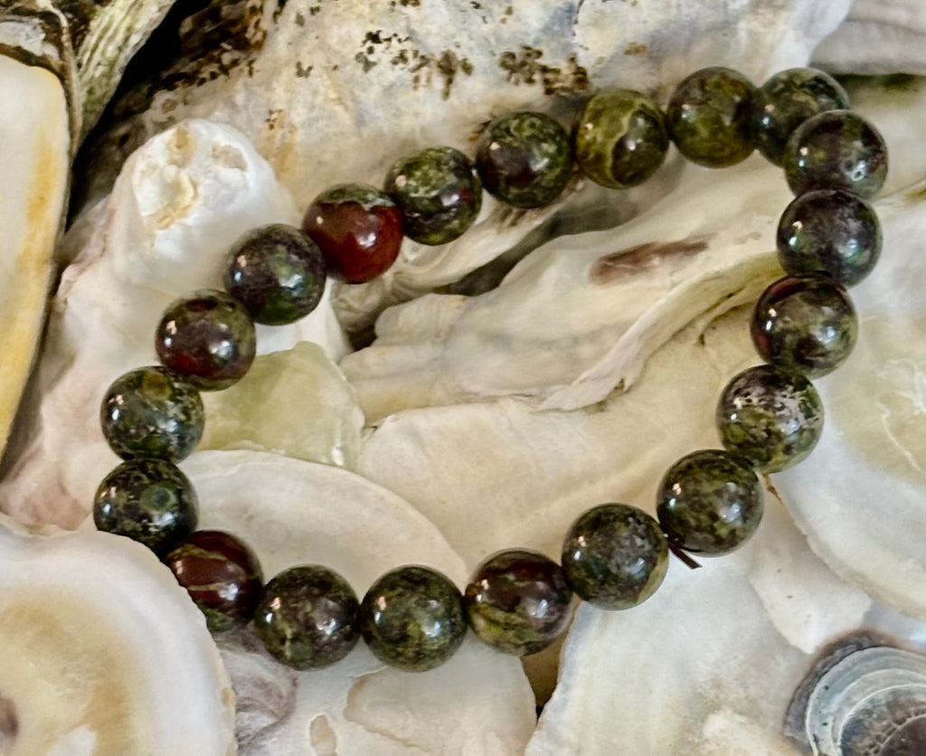 Dragon Bloodstone Bracelet – Courage, Vitality & Empowered Protection (Medium & Large Wrists) | | Wiccan Center