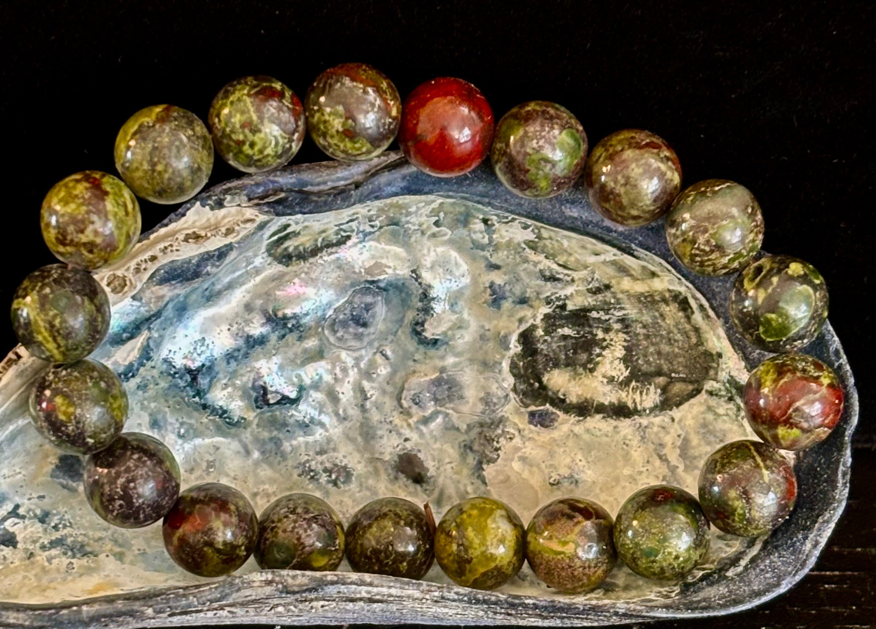 Dragon Bloodstone Bracelet – Courage, Vitality & Empowered Protection (Medium & Large Wrists) | | Wiccan Center