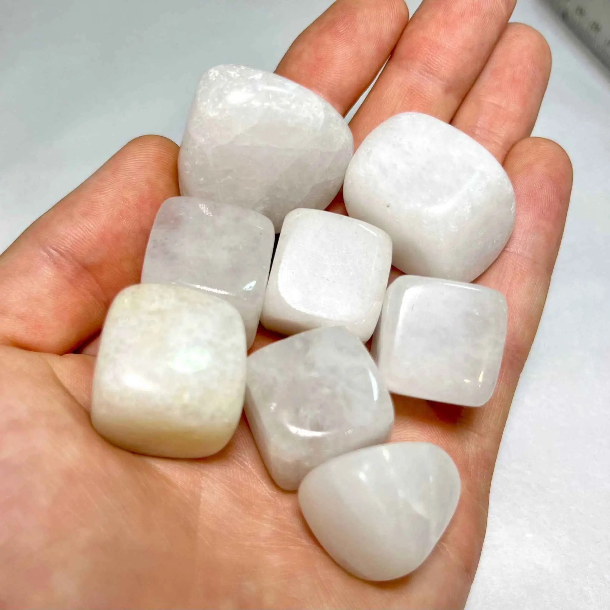 White Jade Tumbled Stone | Tumbled Stones | Wiccan Center