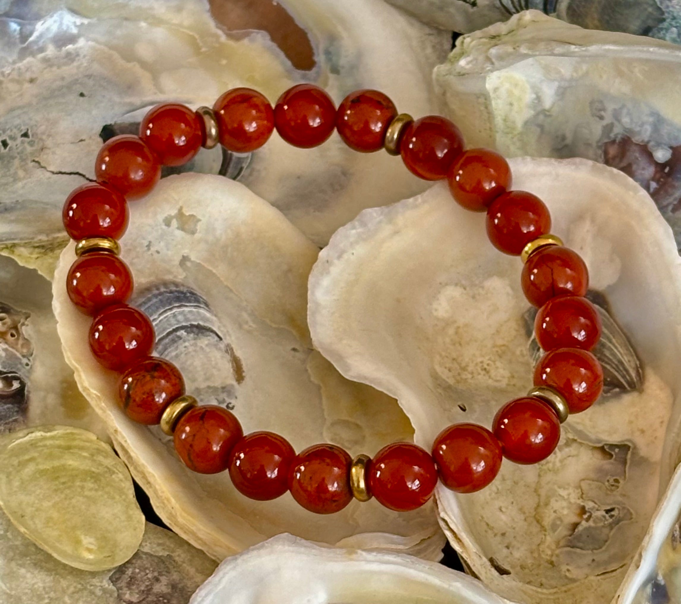 Carnelian & Red Jasper Empowerment Bracelet – Self-Confidence & Success | | Wiccan Center