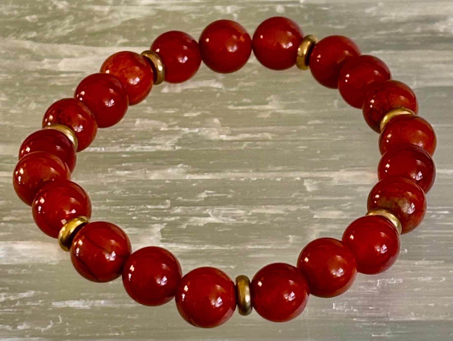 Carnelian & Red Jasper Empowerment Bracelet – Self-Confidence & Success | | Wiccan Center
