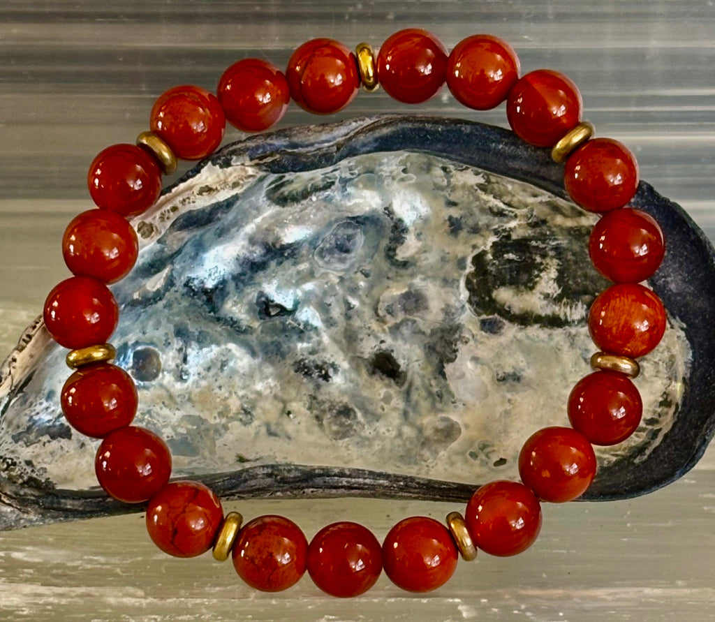 Carnelian & Red Jasper Empowerment Bracelet – Self-Confidence & Success | | Wiccan Center