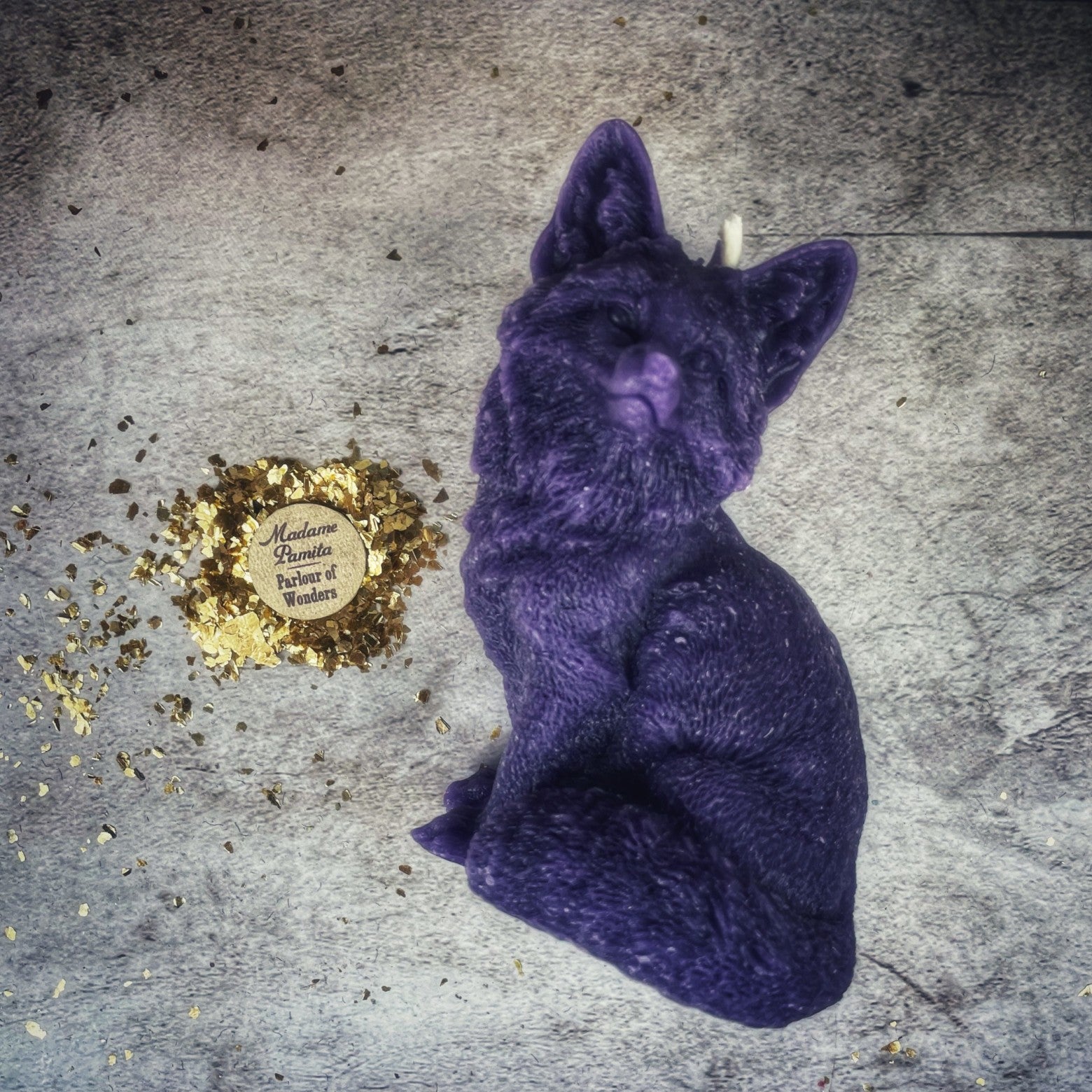 Beeswax Fast Fox Spell Candle - Quick Results & Cunning Magic | Beeswax Candle | Wiccan Center