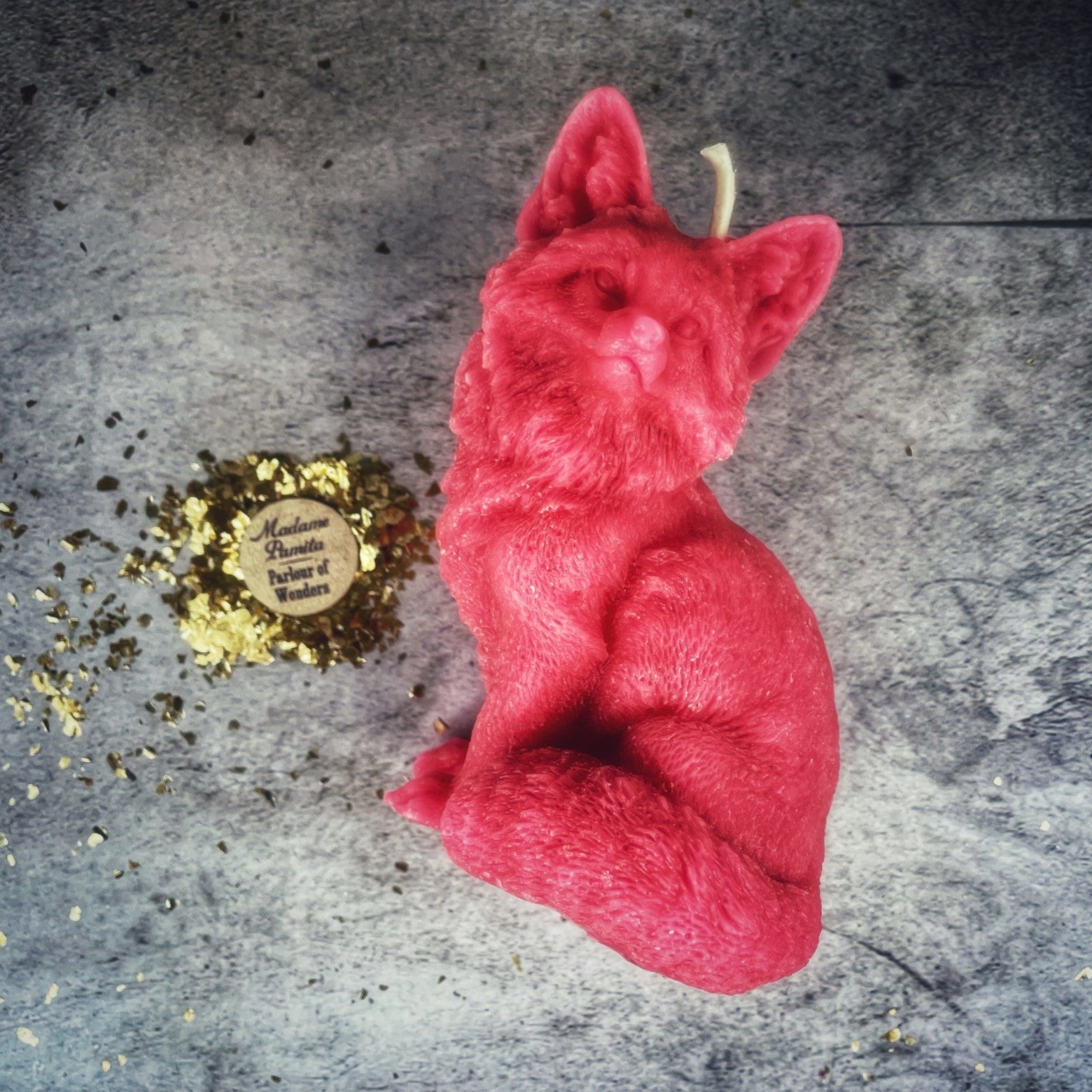 Beeswax Fast Fox Spell Candle - Quick Results & Cunning Magic | Beeswax Candle | Wiccan Center