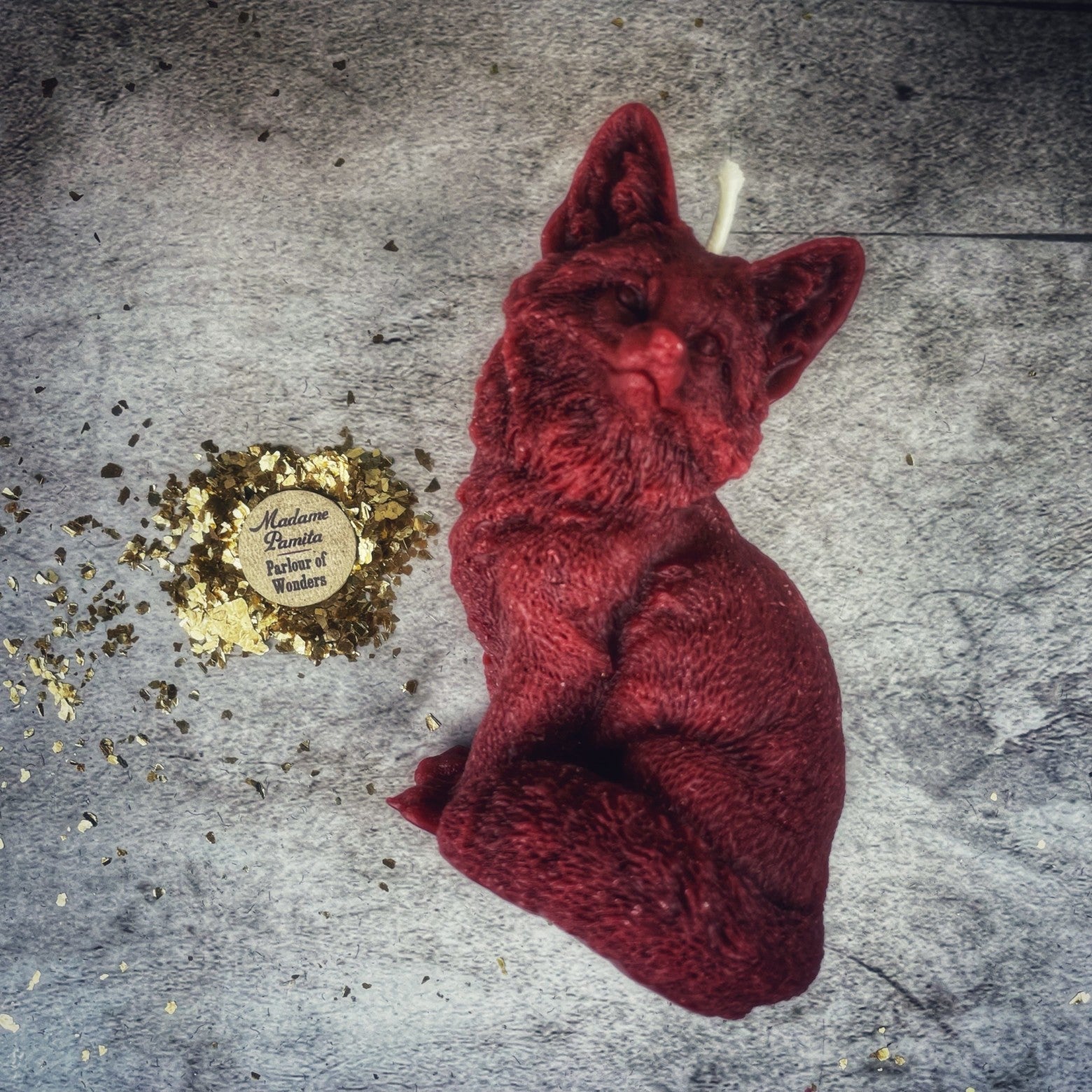 Beeswax Fast Fox Spell Candle - Quick Results & Cunning Magic | Beeswax Candle | Wiccan Center