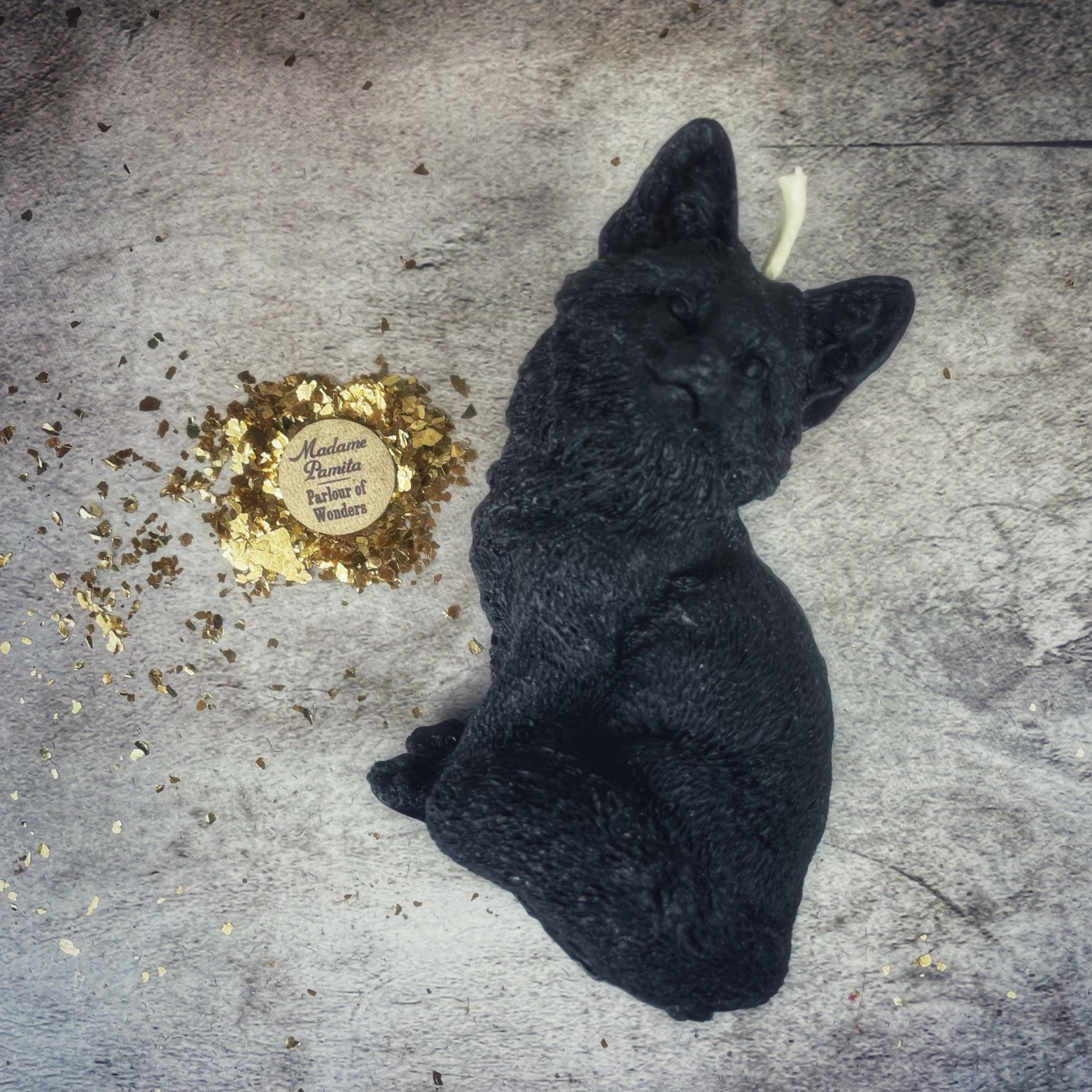 Beeswax Fast Fox Spell Candle - Quick Results & Cunning Magic | Beeswax Candle | Wiccan Center