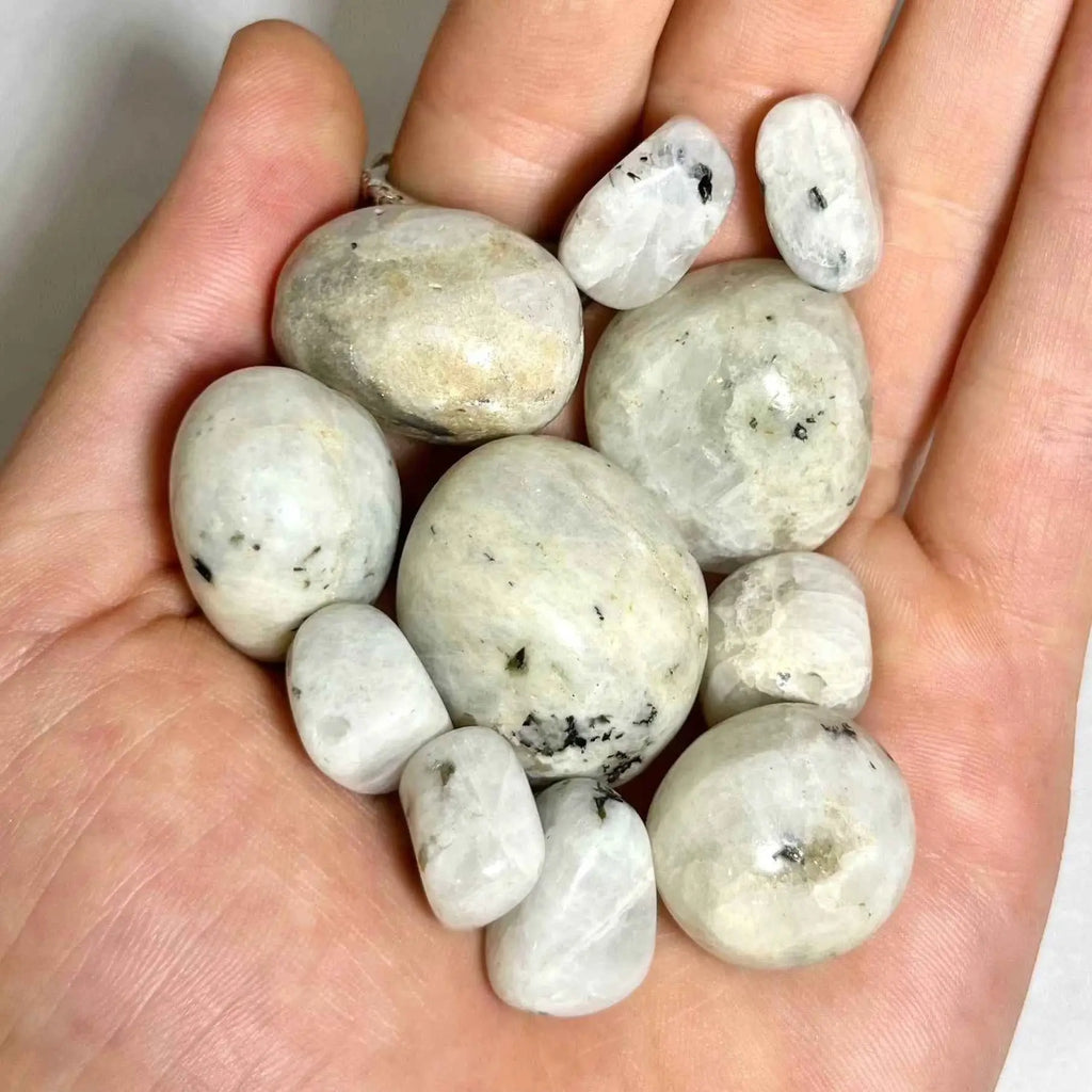Rainbow Moonstone Tumbled Stone | Tumbled Stones | Wiccan Center