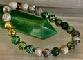 Tranquil Power Bracelet – African Turquoise, Tiger Eye & Map Stone (Large Wrists) | | Wiccan Center