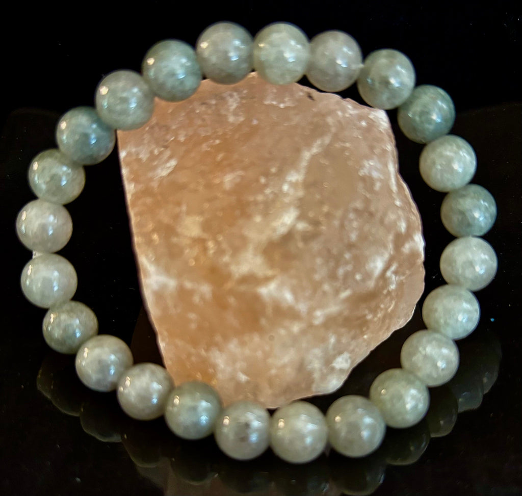 Jade Abundance & Prosperity Bracelet – 8mm or 10mm Beads (Medium to Large Wrists) | | Wiccan Center