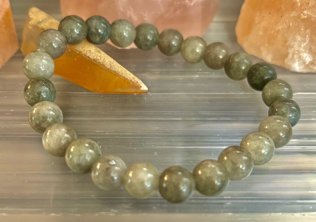 Jade Abundance & Prosperity Bracelet – 8mm or 10mm Beads (Medium to Large Wrists) | | Wiccan Center