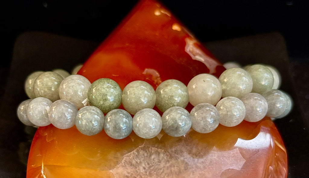 Jade Abundance & Prosperity Bracelet – 8mm or 10mm Beads (Medium to Large Wrists) | | Wiccan Center