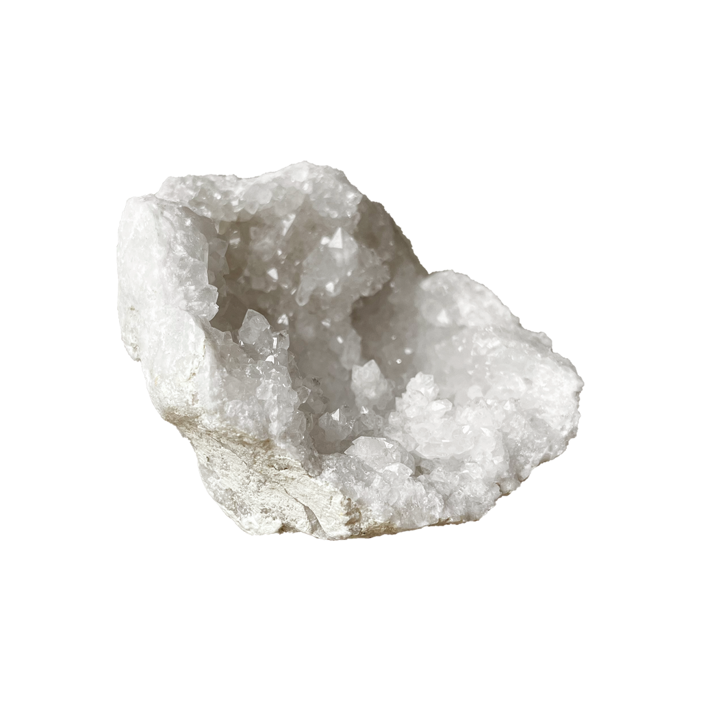 Clear Quartz Geode Halves