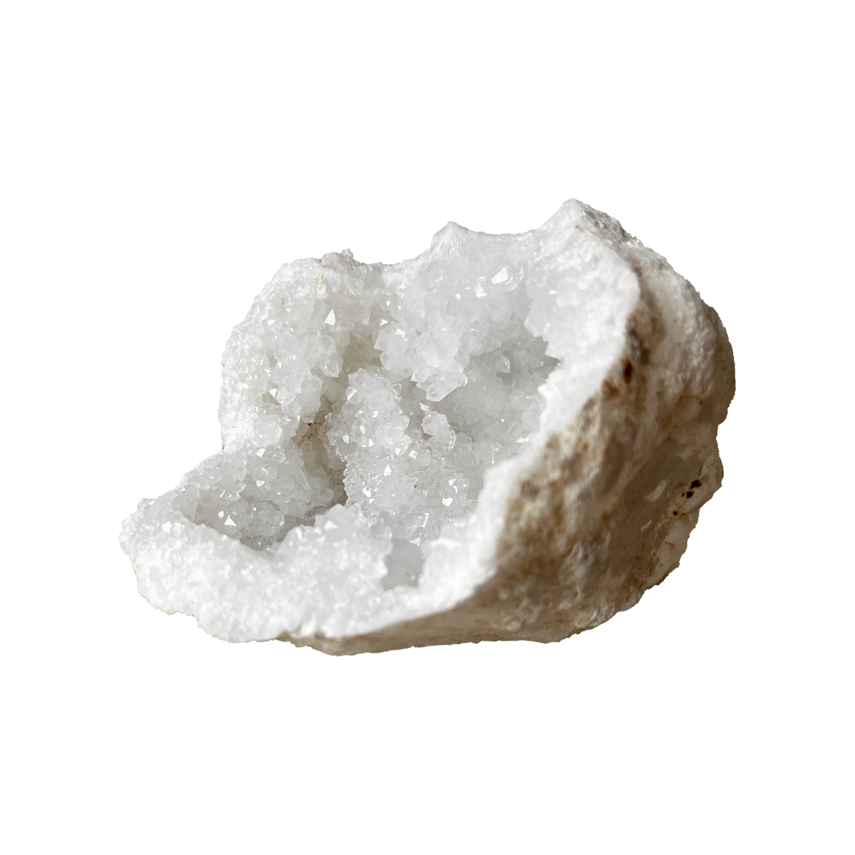 Clear Quartz Geode Halves