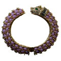 Lavender Panther Bracelet