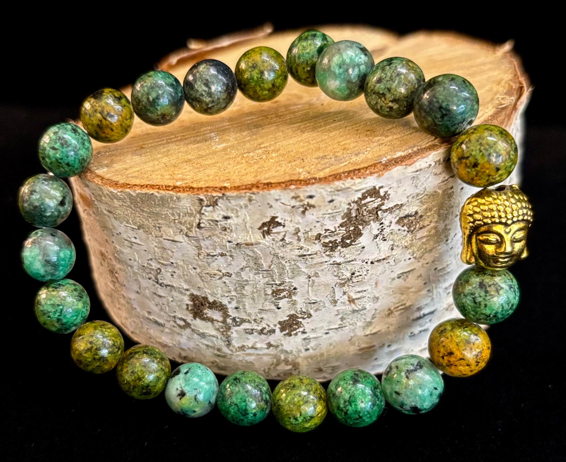 Handmade Gemstone Buddha Bracelets | | Wiccan Center