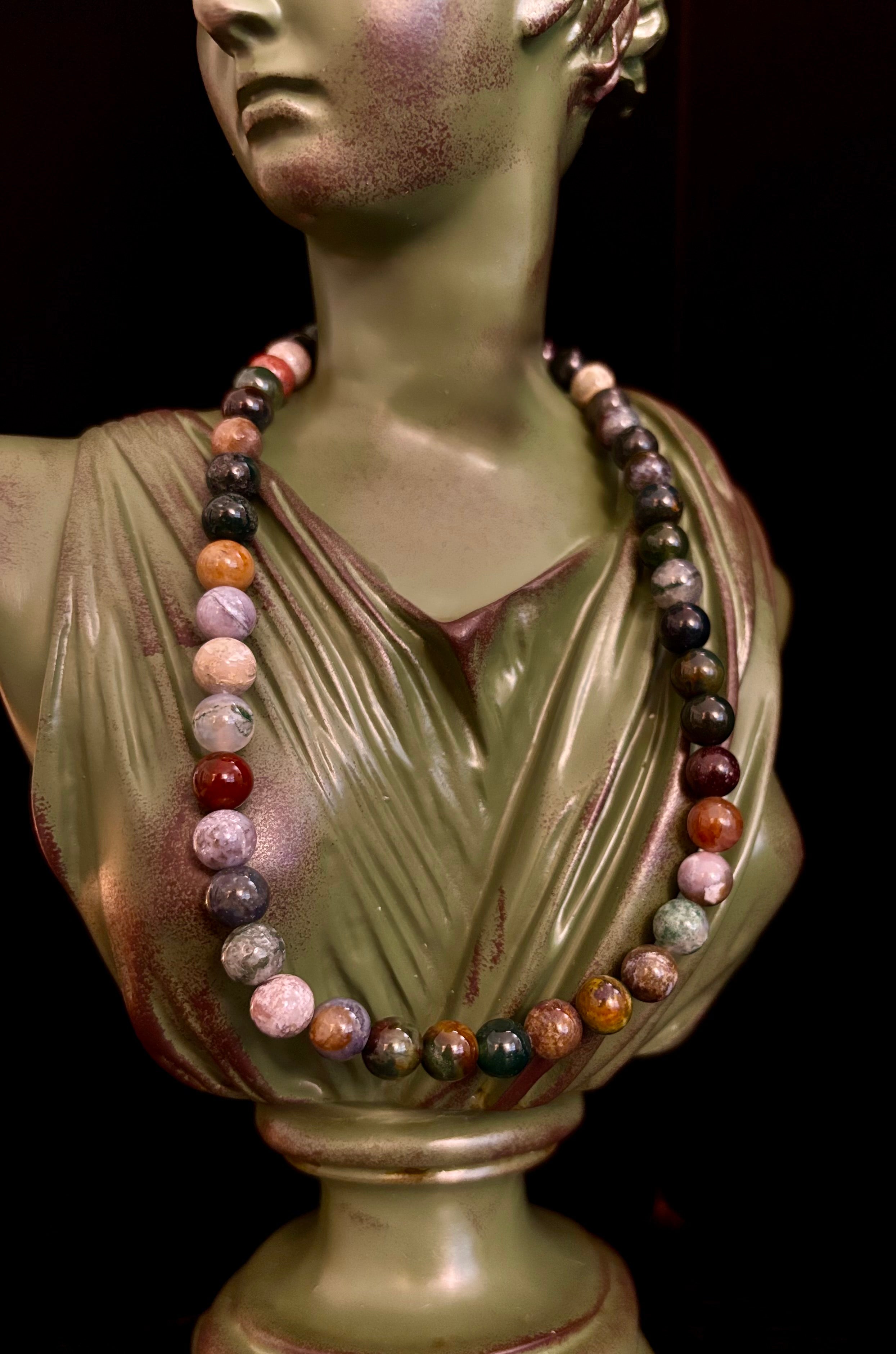 Bohemian Style Natural Stone Choker Necklaces (9 choices) | | Wiccan Center