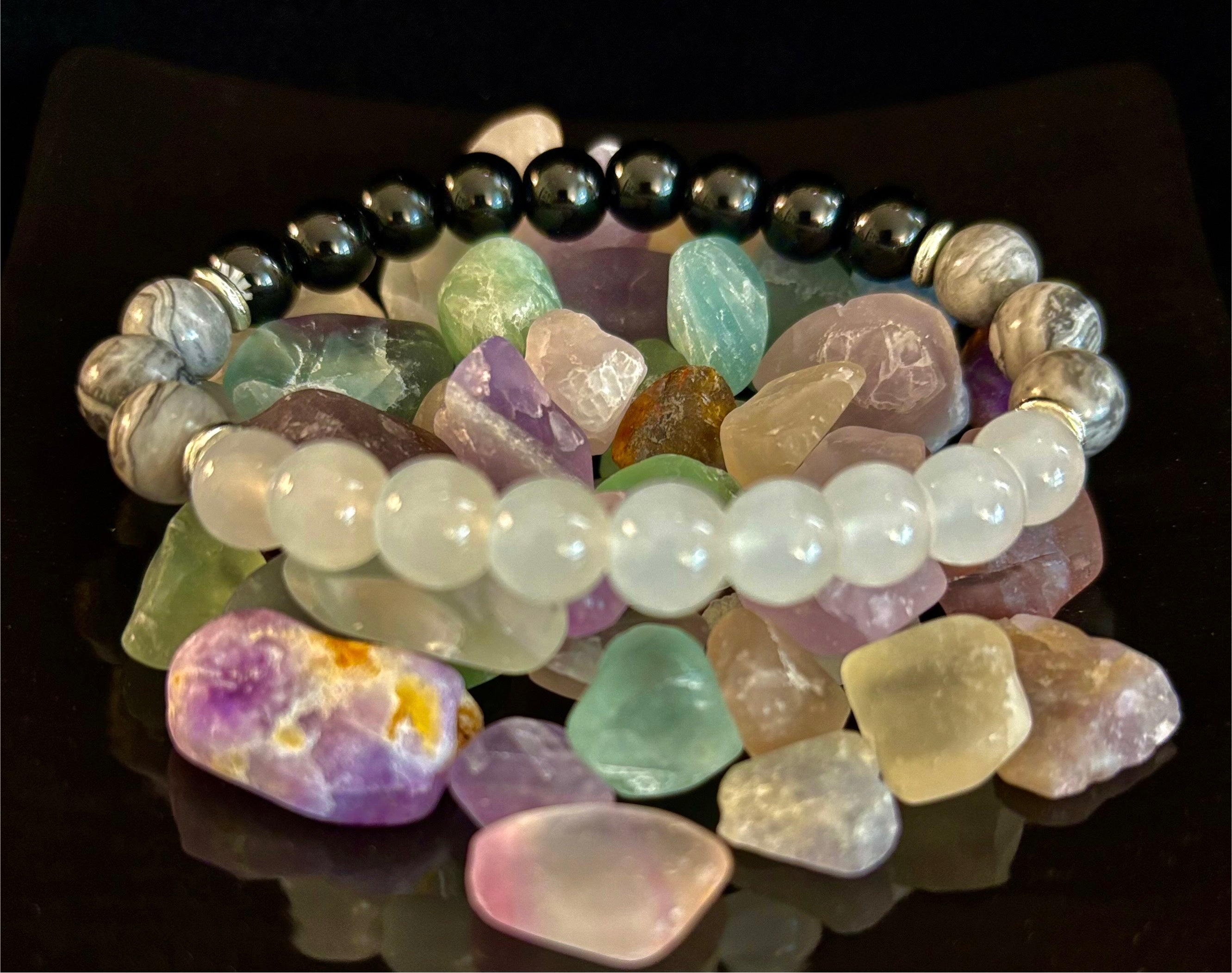 Wicked Fabulous Protection Trio Bracelet — Reiki-Infused Energy Shield | | Wiccan Center