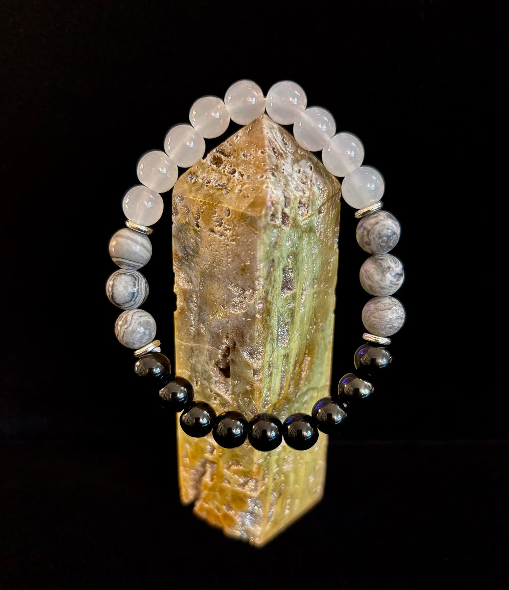 Wicked Fabulous Protection Trio Bracelet — Reiki-Infused Energy Shield | | Wiccan Center