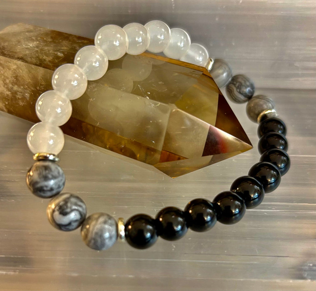 Wicked Fabulous Protection Trio Bracelet — Reiki-Infused Energy Shield | | Wiccan Center
