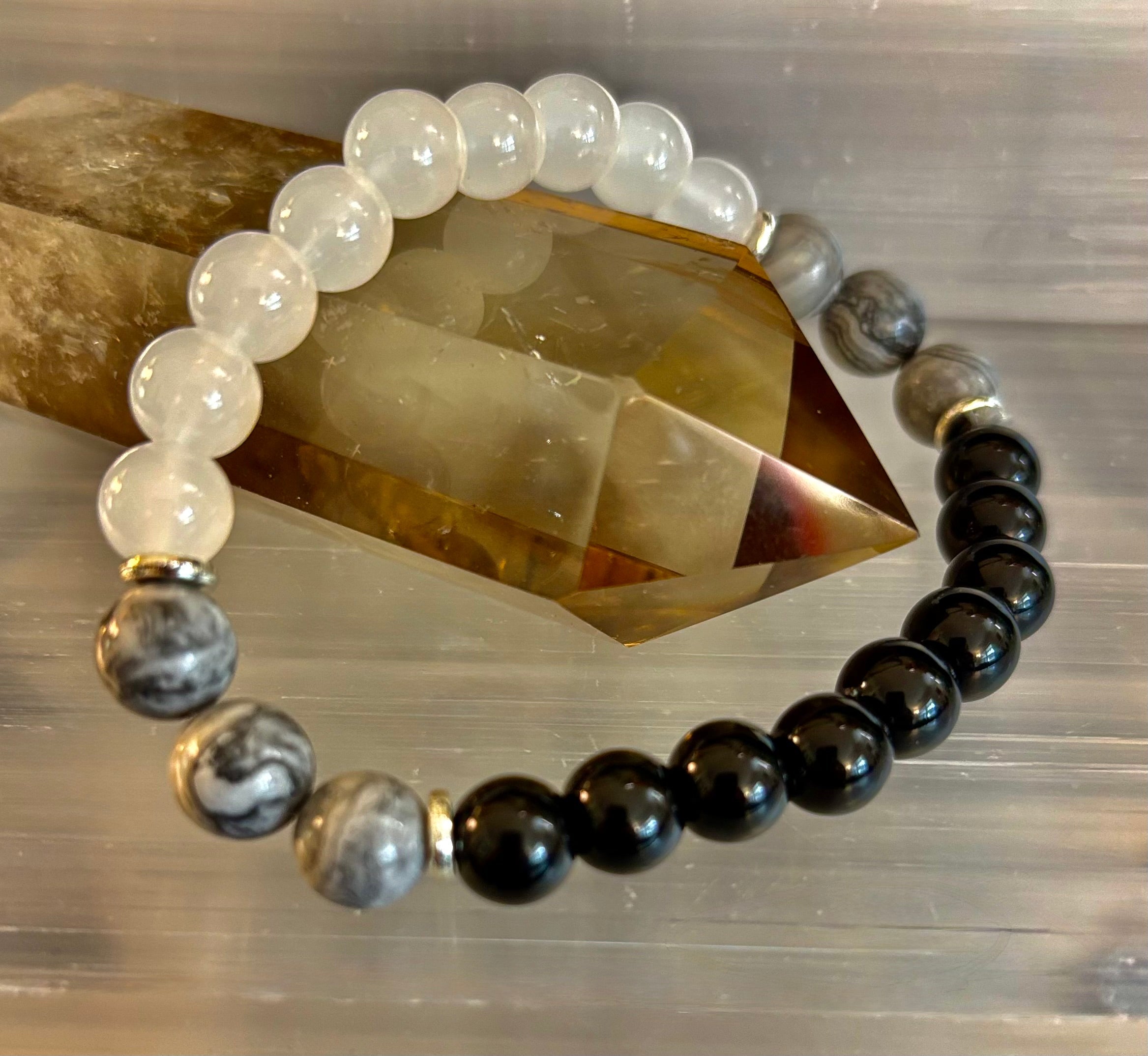 Wicked Fabulous Protection Trio Bracelet — Reiki-Infused Energy Shield | | Wiccan Center