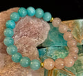 Rose Quartz & Aquamarine Healing Bracelet – Love, Calm & Emotional Clarity 💖🌊 | | Wiccan Center