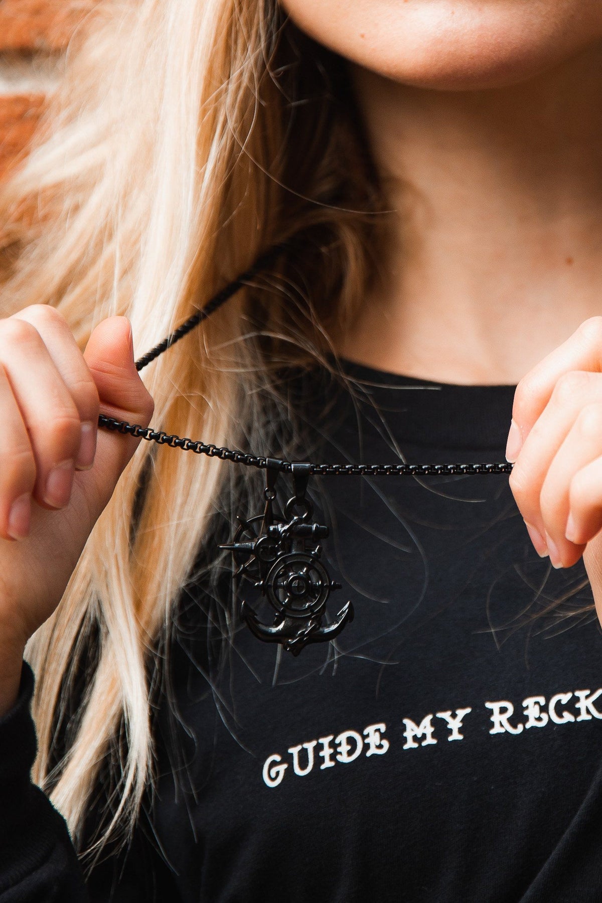Blackout Anchors Aweigh Necklace | jewelry | Wiccan Center