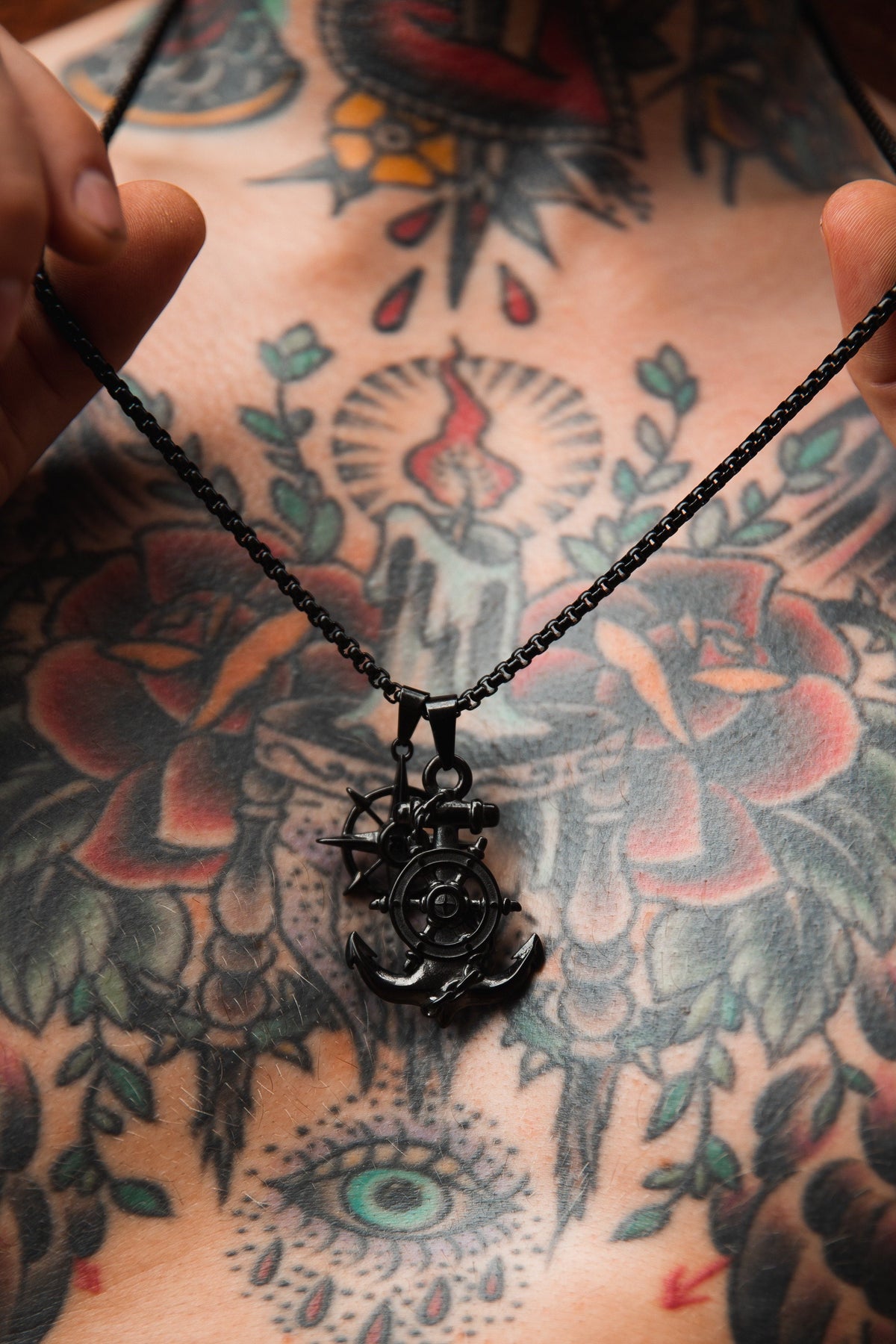 Blackout Anchors Aweigh Necklace | jewelry | Wiccan Center