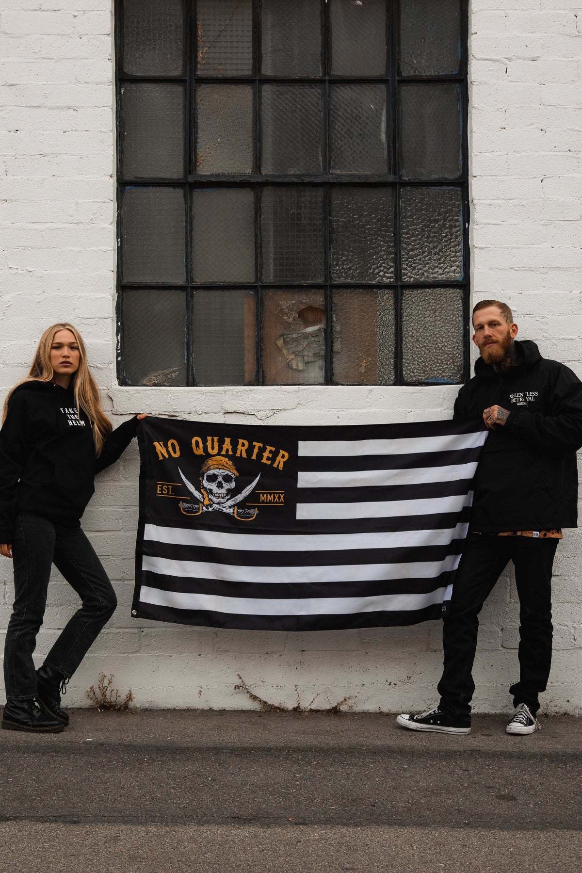 No Quarter Stripe Flag V2 | | Wiccan Center