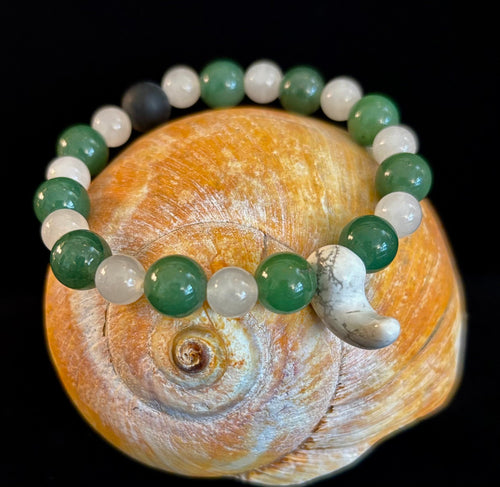 "Balance & Boldness" Natural Gemstone Bracelet – 10mm Beads | Handmade in the USA | | Wiccan Center